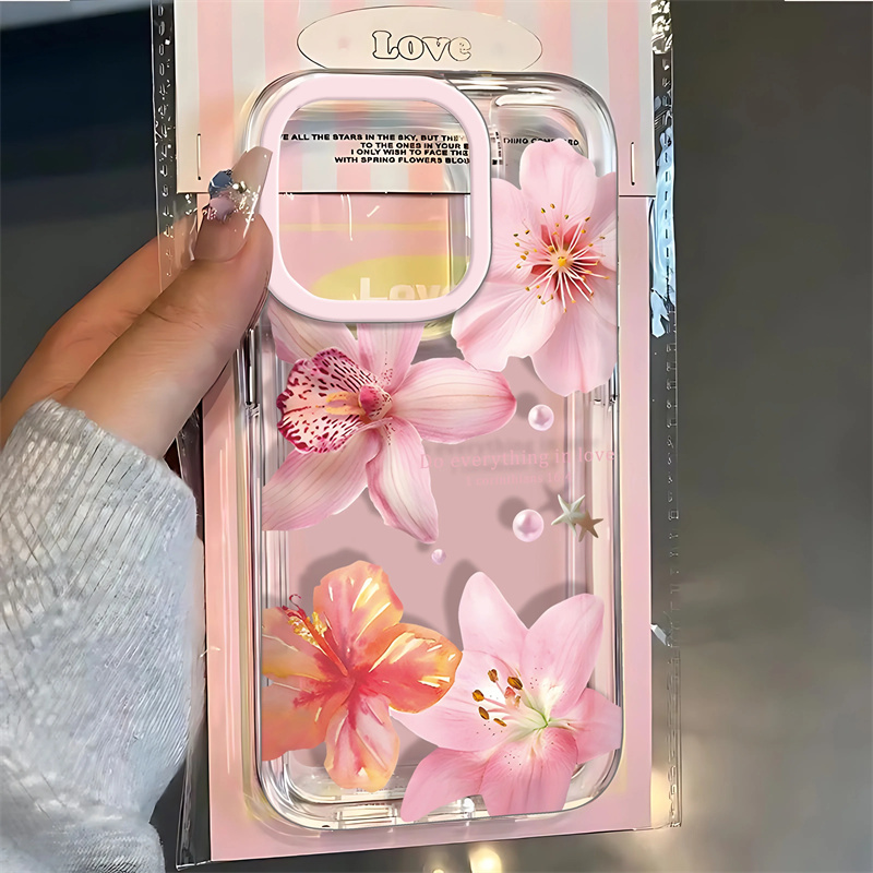 Pink Lily Flower Pattern Phone - Plants X 评论和价格