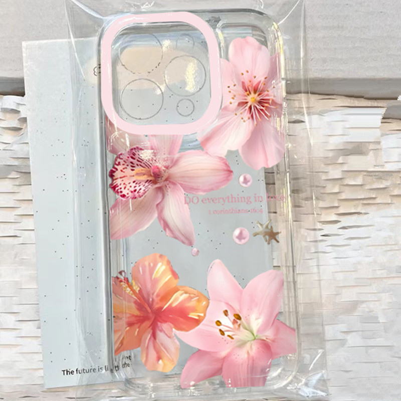 Pink Lily Flower Pattern Phone - Plants X 评论和价格