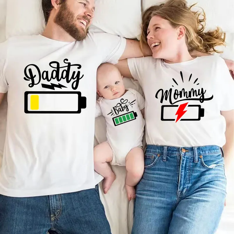 Funny Matching Family Battery  - Plant Parent Shirt 评论和价格