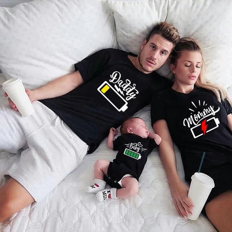 Funny Matching Family Battery  - Plant Parent Shirt 评论和价格
